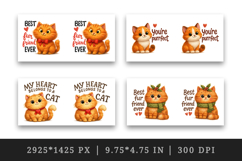Cat Lover mug wrap printable sublimation design Product Image 2