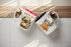 Cat Lover mug wrap printable sublimation design Product Image 3