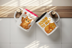 Cat Lover mug wrap printable sublimation design Product Image 3