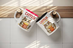 Cat Lover mug wrap printable sublimation design Product Image 3