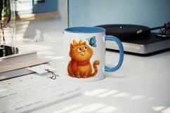 Cat Lover mug wrap printable sublimation design Product Image 5