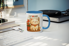 Cat Lover mug wrap printable sublimation design Product Image 5