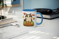 Cat Lover mug wrap printable sublimation design Product Image 5