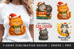 Cat Lover t-shirt printable sublimation design png Product Image 1
