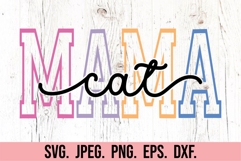 Cat Mama SVG - Cat Quote PNG - Cat Mom Fur Mama Shirt PNG Product Image 5