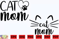 Cat Mom SVG | Cat SVG | Pet SVG | Cat Lover SVG | Animal SVG Product Image 3