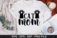 Cat mom SVG - Funny Cat Design Product Image 1