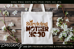 Cat Mom SVG Cut File Mothers Day T-shirt Mug Pillow Design Product Image 6
