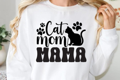 Cat mom mama SVG, Cat Mom SVG Product Image 1