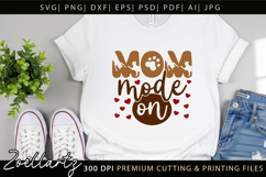 Cat Mom SVG for Cricut Mothers Day T-shirt Mug Pillow Design Product Image 8