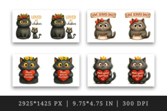 Cat Mom mug wrap printable sublimation design Product Image 2