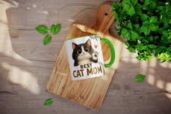 Cat Mom mug wrap printable sublimation design Product Image 4