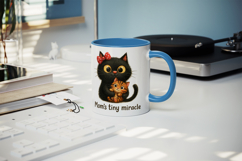 Cat Mom mug wrap printable sublimation design Product Image 5