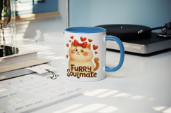 Cat Mom mug wrap printable sublimation design Product Image 5