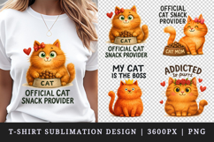 Cat Mom t-shirt printable sublimation design png Product Image 1