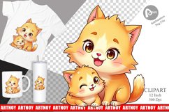 Cat Mother&#039;s Day Clipart Product Image 1