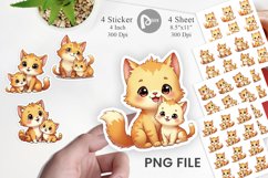 Cat Mother&#039;s Day Sticker Product Image 1
