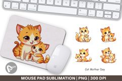 Mouse Pad Cat Mother&#039;s Day Product Image 1
