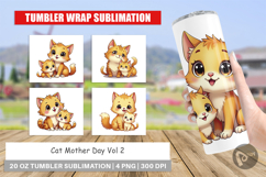 Tumbler Cat Mother&#039;s Day Product Image 1