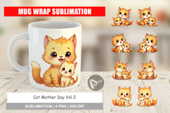 Mug Wrap Cat Mother&#039;s Day Product Image 1