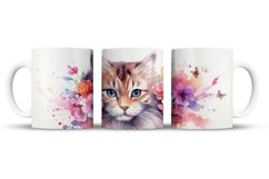 Cat 3D Mug Wrap Sublimation Designs, 3d Mug, Cat Png