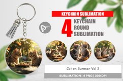 Keychain Cat on Summer Product Image 1