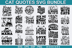 Cat SVG Bundle - Funny Cat , Cat Quotes SVG Bundle Product Image 1