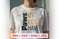 My Kids Have Paws Cat Rescue Quote Stickers Product Image 2