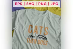Cats Are Better Then Dogs Cat Rescue Quote Stickers Product Image 2