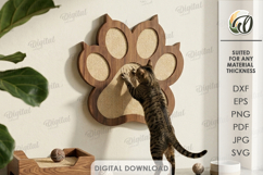 Cat Scratching Boards Bundle Lasercut.Wall Cat Scratcher SVG Product Image 6