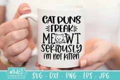 Cat Puns Freak Meowt - Funny Cat Quote - Cat Lover SVG Product Image 2