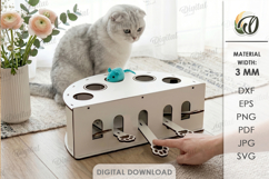 3D Cat Toy Boxes Bundle Laser Cut. Cat Puzzle Box SVG Product Image 13