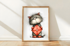 Cat Valentines Day Clipart Product Image 3