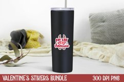 My cat is my valentine Sticker Product Image 1