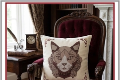 Cat Photostitch Machine Embroidery Vogue Meow Fashion Design Product Image 2