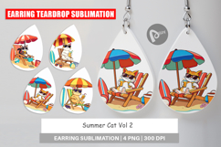 Earring Summer Cat Product Image 1