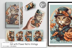 Digital Paper Steampunk Cat Product Image 1