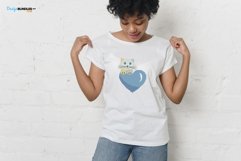 Cat With Heart Cross Stitch Pattern PDF File Product Image 2