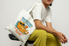 Funny Cat Pizza PNG, Sublimation Design. Product Image 3