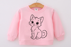 Cat svg png, Cute baby cat kitty character, pet life svg, Cu Product Image 2