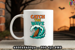 Catch The Wave Surfboard PNG File