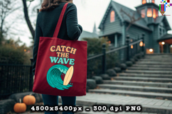 Catch The Wave Surfing PNG File