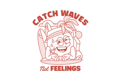 Retro Summer Surfing T-shirt Design Bundle Product Image 5