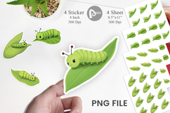 Spring Caterpillar Sticker Product Image 1