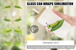 Glass Can Spring Caterpillar Product Image 1