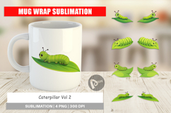 Mug Wrap Spring Caterpillar Product Image 1
