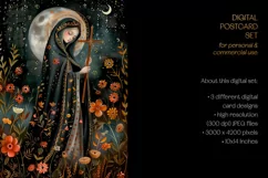 The Virgin Mary Postcard & Art - 3 JPEG Files Product Image 2