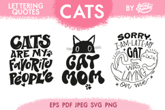 Cats Lettering Quotes Product Image 1