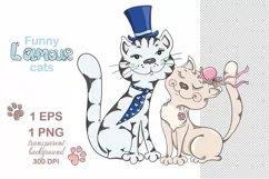Bride and Groom Cats PNG Funny Wedding sublimation, Bridal Product Image 1