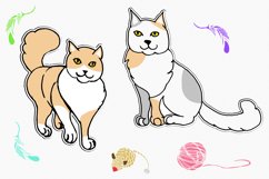 Stickers 3 cats Product Image 3